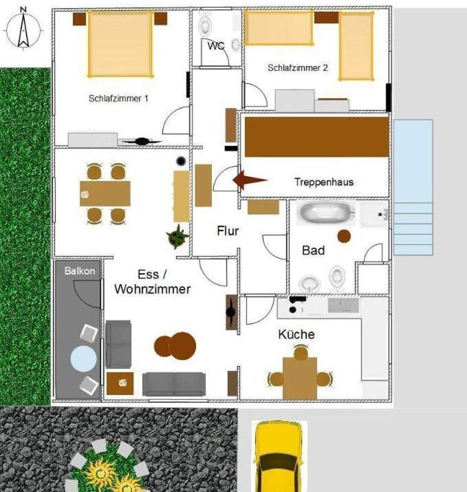 Ferienwohnung Odenwaldblick Momlingen Kültér fotó